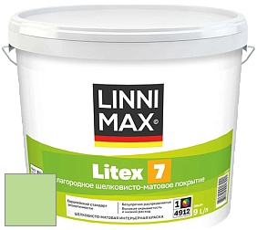 Краска LINNIMAX LITEX 7 / ЛИННИМАКС ЛИТЕКС 7  (CAPAROL SAMTEX 7) латексная краска цвет NCS S 0540-G30Y 