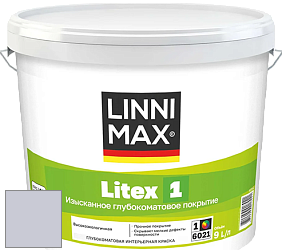 Краска LINNIMAX LITEX 1 / ЛИННИМАКС ЛИТЕКС 1 (CAPAROL SAMTEX 3) высокоэкологичная латексная краска цвет NCS S 1510-R60B 