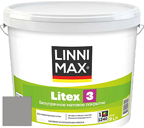 Краска LINNIMAX LITEX 3 / ЛИННИМАКС ЛИТЕКС 3 (ALPINA PREMIUM WAND) латексная краска цвет Granit 35 