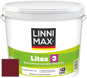 Краска LINNIMAX LITEX 3 / ЛИННИМАКС ЛИТЕКС 3 (ALPINA PREMIUM WAND) латексная краска цвет RAL 3004 