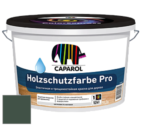 Краска CAPAROL HOLZSCHUTZFARBE PRO краска для древесины акриловая кроющая универсальная. цвет Malachit 5 