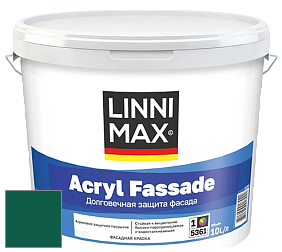 Краска LINNIMAX ACRYL FASSADE / ЛИННИМАКС АКРИЛ ФАССАДЕ (CAPAROL) акриловая фасадная краска цвет NCS S 5540-B90G 