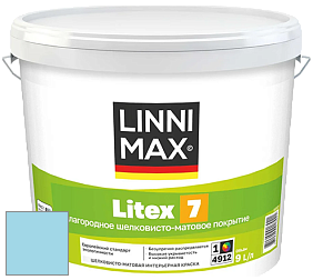 Краска LINNIMAX LITEX 7 / ЛИННИМАКС ЛИТЕКС 7  (CAPAROL SAMTEX 7) латексная краска цвет NCS S 0530-B 