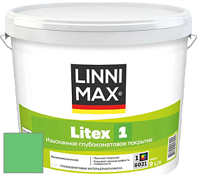 Краска LINNIMAX LITEX 1 / ЛИННИМАКС ЛИТЕКС 1 (CAPAROL SAMTEX 3) высокоэкологичная латексная краска цвет NCS S 0565-G10Y 