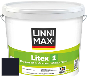 Краска LINNIMAX LITEX 1 / ЛИННИМАКС ЛИТЕКС 1 (CAPAROL SAMTEX 3) высокоэкологичная латексная краска цвет RAL 5004 