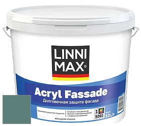 Краска LINNIMAX ACRYL FASSADE / ЛИННИМАКС АКРИЛ ФАССАДЕ (CAPAROL) акриловая фасадная краска цвет NCS S 5020-B70G 