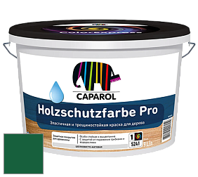 Краска CAPAROL HOLZSCHUTZFARBE PRO краска для древесины акриловая кроющая универсальная. цвет Malachit 65 