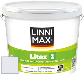 Краска LINNIMAX LITEX 1 / ЛИННИМАКС ЛИТЕКС 1 (CAPAROL SAMTEX 3) высокоэкологичная латексная краска цвет NCS S 0507-R60B 