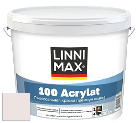 Краска LINNIMAX 100 ACRYLAT / ЛИННИМАКС 100 АКРИЛАТ (CAPAROL AMPHIBOLIN) акриловая краска цвет Perlmuttweiß 