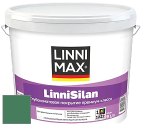 Краска LINNIMAX LinniSilan /ЛИННИМАКС ЛинниСилан (CAPAROL CAPASILAN) глубокоматовая краска цвет Malachit 70 
