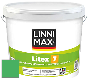 Краска LINNIMAX LITEX 7 / ЛИННИМАКС ЛИТЕКС 7  (CAPAROL SAMTEX 7) латексная краска цвет NCS S 1070-G10Y 