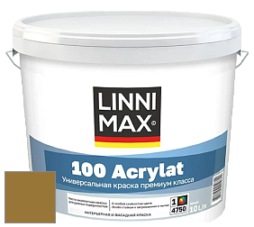 Краска LINNIMAX 100 ACRYLAT / ЛИННИМАКС 100 АКРИЛАТ (CAPAROL AMPHIBOLIN) акриловая краска цвет Palazzo 280 