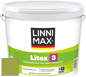 Краска LINNIMAX LITEX 3 / ЛИННИМАКС ЛИТЕКС 3 (ALPINA PREMIUM WAND) латексная краска цвет NCS S 2060-G50Y 
