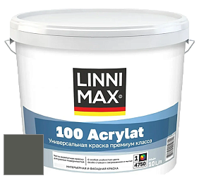 Краска LINNIMAX 100 ACRYLAT / ЛИННИМАКС 100 АКРИЛАТ (CAPAROL AMPHIBOLIN) акриловая краска цвет Moos 5 