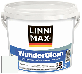 Краска LINNIMAX (CAPAROL) WUNDERCLEAN / ЛИННИМАКС ВУНДЕРКЛИН краска премиум-класса цвет RAL 9003 