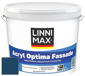 Краска LINNIMAX ACRYL OPTIMA FASSADE / ЛИННИМАКС АКРИЛ ОПТИМА ФАСАД (ALPINA) акриловая краска цвет RAL 5001 