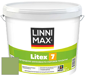 Краска LINNIMAX LITEX 7 / ЛИННИМАКС ЛИТЕКС 7  (CAPAROL SAMTEX 7) латексная краска цвет Pinie 75 