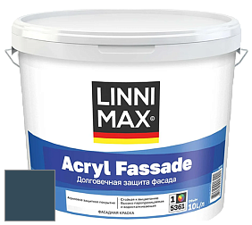 Краска LINNIMAX ACRYL FASSADE / ЛИННИМАКС АКРИЛ ФАССАДЕ (CAPAROL) акриловая фасадная краска цвет NCS S 7020-B 