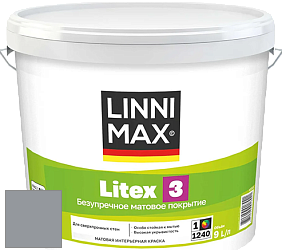 Краска LINNIMAX LITEX 3 / ЛИННИМАКС ЛИТЕКС 3 (ALPINA PREMIUM WAND) латексная краска цвет NCS S 4005-R80B 