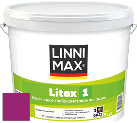 Краска LINNIMAX LITEX 1 / ЛИННИМАКС ЛИТЕКС 1 (CAPAROL SAMTEX 3) высокоэкологичная латексная краска цвет RAL 4006 