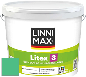 Краска LINNIMAX LITEX 3 / ЛИННИМАКС ЛИТЕКС 3 (ALPINA PREMIUM WAND) латексная краска цвет NCS S 1060-G 