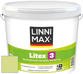 Краска LINNIMAX LITEX 3 / ЛИННИМАКС ЛИТЕКС 3 (ALPINA PREMIUM WAND) латексная краска цвет NCS S 0540-G50Y 