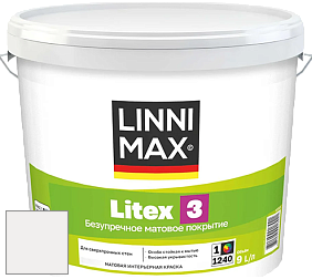 Краска LINNIMAX LITEX 3 / ЛИННИМАКС ЛИТЕКС 3 (ALPINA PREMIUM WAND) латексная краска цвет Lazur 60 