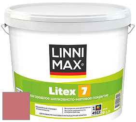 Краска LINNIMAX LITEX 7 / ЛИННИМАКС ЛИТЕКС 7  (CAPAROL SAMTEX 7) латексная краска цвет NCS S 2050-R 