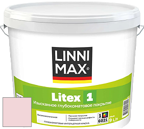 Краска LINNIMAX LITEX 1 / ЛИННИМАКС ЛИТЕКС 1 (CAPAROL SAMTEX 3) высокоэкологичная латексная краска цвет NCS S 0515-R10B 