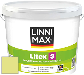 Краска LINNIMAX LITEX 3 / ЛИННИМАКС ЛИТЕКС 3 (ALPINA PREMIUM WAND) латексная краска цвет NCS S 0540-G60Y 