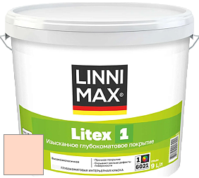 Краска LINNIMAX LITEX 1 / ЛИННИМАКС ЛИТЕКС 1 (CAPAROL SAMTEX 3) высокоэкологичная латексная краска цвет Aprico 175 