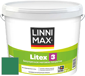 Краска LINNIMAX LITEX 3 / ЛИННИМАКС ЛИТЕКС 3 (ALPINA PREMIUM WAND) латексная краска цвет Malachit 100 