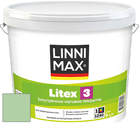 Краска LINNIMAX LITEX 3 / ЛИННИМАКС ЛИТЕКС 3 (ALPINA PREMIUM WAND) латексная краска цвет NCS S 1030-G20Y 