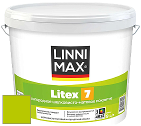 Краска LINNIMAX LITEX 7 / ЛИННИМАКС ЛИТЕКС 7  (CAPAROL SAMTEX 7) латексная краска цвет Laser 55 