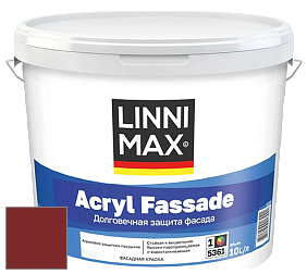 Краска LINNIMAX ACRYL FASSADE / ЛИННИМАКС АКРИЛ ФАССАДЕ (CAPAROL) акриловая фасадная краска цвет RAL 3011 