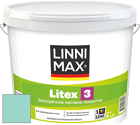 Краска LINNIMAX LITEX 3 / ЛИННИМАКС ЛИТЕКС 3 (ALPINA PREMIUM WAND) латексная краска цвет NCS S 1030-B70G 