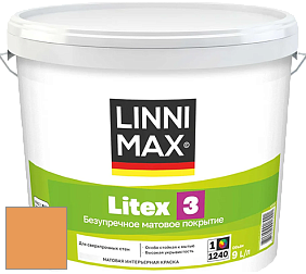 Краска LINNIMAX LITEX 3 / ЛИННИМАКС ЛИТЕКС 3 (ALPINA PREMIUM WAND) латексная краска цвет Siena 160 