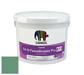 Краска Caparol Capatect Fassadenputz Sil-Si Pro / Капарол Капатек штукатурка структурная камешковая 25 кг. цвет Malachit 75 