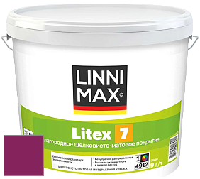 Краска LINNIMAX LITEX 7 / ЛИННИМАКС ЛИТЕКС 7  (CAPAROL SAMTEX 7) латексная краска цвет Diva 30 