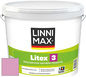 Краска LINNIMAX LITEX 3 / ЛИННИМАКС ЛИТЕКС 3 (ALPINA PREMIUM WAND) латексная краска цвет NCS S 1040-R30B 