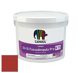 Краска Caparol Capatect Fassadenputz Sil-Si Pro / Капарол Капатек штукатурка структурная камешковая 25 кг. цвет Bordeaux 65 
