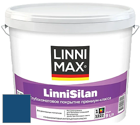 Краска LINNIMAX LinniSilan /ЛИННИМАКС ЛинниСилан (CAPAROL CAPASILAN) глубокоматовая краска цвет Lazur 155 
