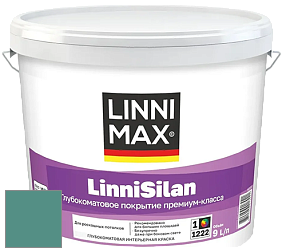 Краска LINNIMAX LinniSilan /ЛИННИМАКС ЛинниСилан (CAPAROL CAPASILAN) глубокоматовая краска цвет NCS S 4030-B70G 