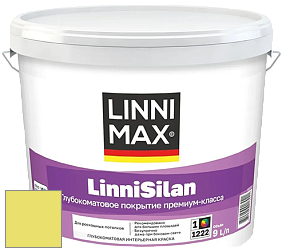 Краска LINNIMAX LinniSilan /ЛИННИМАКС ЛинниСилан (CAPAROL CAPASILAN) глубокоматовая краска цвет NCS S 0550-G70Y 