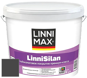 Краска LINNIMAX LinniSilan /ЛИННИМАКС ЛинниСилан (CAPAROL CAPASILAN) глубокоматовая краска цвет NCS S 8500-N 