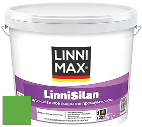 Краска LINNIMAX LinniSilan /ЛИННИМАКС ЛинниСилан (CAPAROL CAPASILAN) глубокоматовая краска цвет NCS S 1075-G20Y 