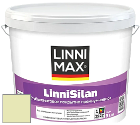 Краска LINNIMAX LinniSilan /ЛИННИМАКС ЛинниСилан (CAPAROL CAPASILAN) глубокоматовая краска цвет NCS S 0520-G60Y 