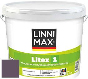 Краска LINNIMAX LITEX 1 / ЛИННИМАКС ЛИТЕКС 1 (CAPAROL SAMTEX 3) высокоэкологичная латексная краска цвет Viola 35 