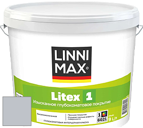 Краска LINNIMAX LITEX 1 / ЛИННИМАКС ЛИТЕКС 1 (CAPAROL SAMTEX 3) высокоэкологичная латексная краска цвет NCS S 2005-R70B 