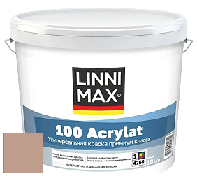 Краска LINNIMAX 100 ACRYLAT / ЛИННИМАКС 100 АКРИЛАТ (CAPAROL AMPHIBOLIN) акриловая краска цвет Papaya 50 